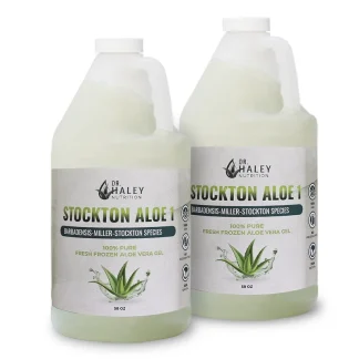 Two bottles Aloe #1® Aloe Vera Gel Health Drink