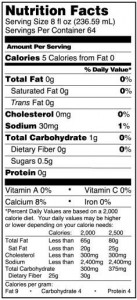 Image of Aloe Vera Gel Nutritional Information