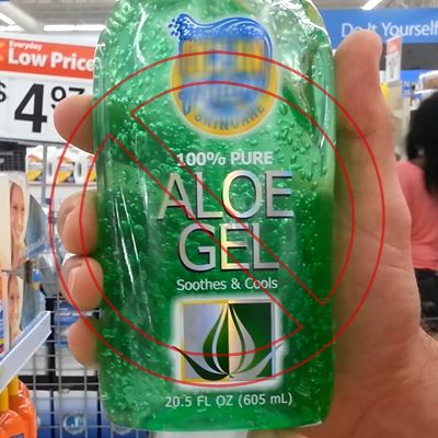 Not Pure Aloe Gel