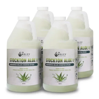Four bottles Aloe #1® Aloe Vera Gel Health Drink