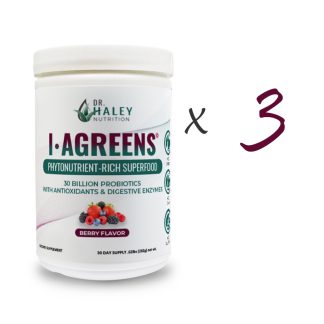 IaGreens Vegetable and Fruit Powder 282 grams per canister 30 servings