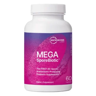 megasporebiotic 60 capsules bottle